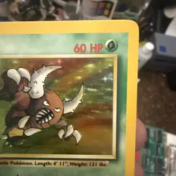 1999 Pokemon Pinsir 9/64 Holo No Symbol ERROR*Lightly Played - Image 3