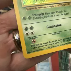 1999 Pokemon Pinsir 9/64 Holo No Symbol ERROR*Lightly Played - Image 5