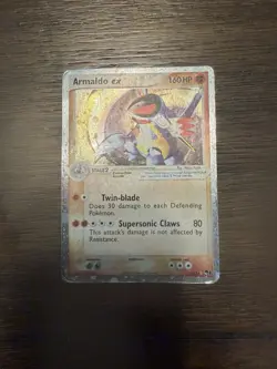 Pokemon TCG Armaldo ex EX Legend Maker 2004 English 160 HP Holo 16/17 - Image 3