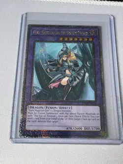 Yugioh DARK MAGICIAN GIRL THE DRAGON KNIGHT Platinum Secret Rare RA03-EN258 - Image 1