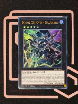 BLZD-EN045 DoomZ XIII Over - Graflareio Ultra Rare 1st Ed YuGiOh - Image 1