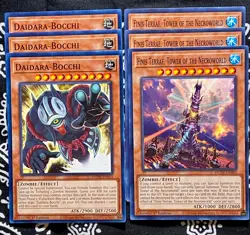 Yu-Gi-Oh! X3 TCG Daidara-Bocchi & Finis Terrae Of The Necroworld DUNE- 1st Ed NM - Image 1