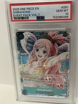 Shirahoshi (Event Pack Vol. 7) P-091 One Piece Promotion Cards Foil PSA 10 NEW!! - Image 1