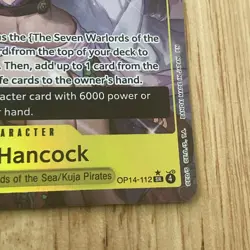 Boa Hancock OP14-112 Alternate Art Foil SR One Piece The Azure Sea's Seven OP14 - Image 2