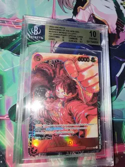 BGS 10 2023 One Piece MONKEY D LUFFY 1st Anniversary Special ST01-012 New Era EN - Image 2