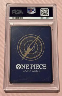 2025 One Piece ST22 EN Portgas D. Ace Black and White Alternate Art PSA 10 - Image 4