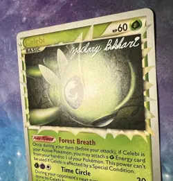 NM Celebi Prime 2012 World Championships Zachary Bokhari 92/102 Pokemon card - Image 2