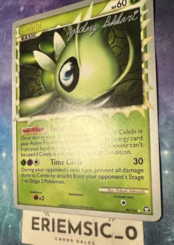 NM Celebi Prime 2012 World Championships Zachary Bokhari 92/102 Pokemon card - Image 3