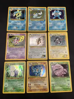 Vintage Pokemon Card Collection lot - Rare Holo Pokemon Cards - MP/HP - WOTC - Image 1