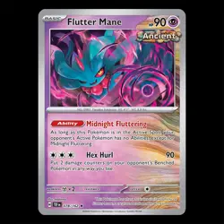 Flutter Mane 078/162 Holo Rare - Temporal Forces Pokemon Card - Image 1