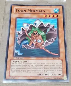 Toon Mermaid SDP-023 - Common 1st Edition YuGiOh Card - MP - Image 1