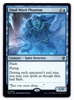 Final-Word Phantom NM Commander: Murders at Karlov Manor 0022 MTG Regular - Image 1