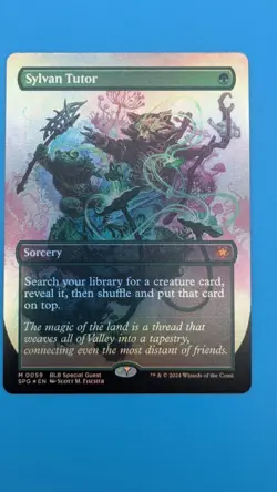 MTG Sylvan Tutor - SPG Special Guest #59 Foil - Near Mint - Image 1