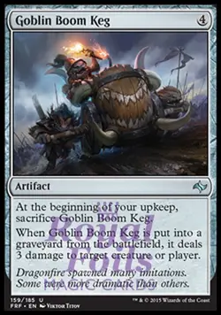 Goblin Boom Keg 4x FOIL FRF MTG Fate Reforged Uncommon MINT artifact - Image 1