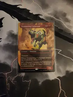 Trumpeting Carnosaur - 324 - LCI - NM - MTG Magic the GatheringFoil - Image 1