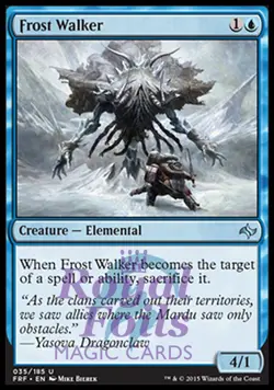 Frost Walker 3x FOIL FRF MTG Fate Reforged Uncommon MINT blue - Image 1