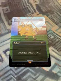 MTG Rainbow Foil cOuNTeRspELl (7010) NM- Unplayed SpongeBob Secret Lair Drop - Image 3