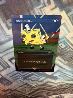 MTG Rainbow Foil cOuNTeRspELl (7010) NM- Unplayed SpongeBob Secret Lair Drop - Image 4