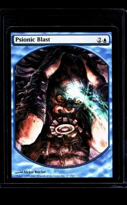 MTG Magic The Gathering Magic Player Rewards Full Art Promo #4 Psionic Blast LP - Image 1
