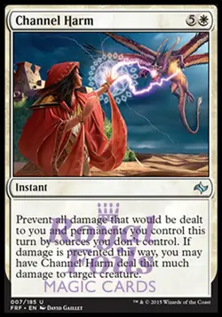 Channel Harm 2x FOIL FRF MTG Fate Reforged Uncommon MINT white - Image 1