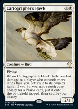 Cartographer's Hawk - Near Mint MTG Commander 2020 Ikoria - Image 1