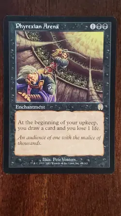 Phyrexian Arena Apocalypse EX/LP #47 MTG Magic the Gathering Enchantment Rare - Image 1