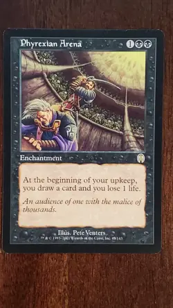 Phyrexian Arena Apocalypse EX/LP #47 MTG Magic the Gathering Enchantment Rare - Image 3