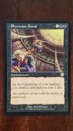 Phyrexian Arena Apocalypse EX/LP #47 MTG Magic the Gathering Enchantment Rare - Image 5