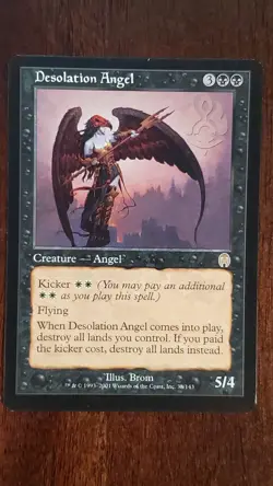 Desolation Angel Apocalypse EX/LP #38 MTG Magic the Gathering Creature Rare - Image 1