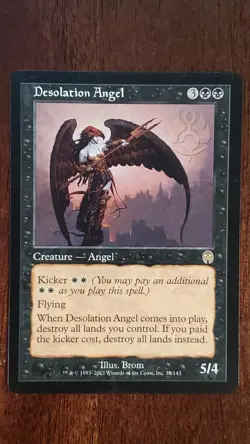 Desolation Angel Apocalypse EX/LP #38 MTG Magic the Gathering Creature Rare - Image 3