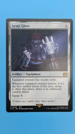 MTG Genji Glove - Final Fantasy FFV Artifact Equipment Rare NM - Image 1