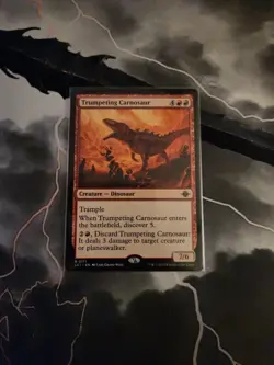 Trumpeting Carnosaur [The Lost Caverns of Ixalan] MTG - Image 1
