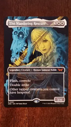 The Wandering Rescuer [Showcase] Duskmourn EX/LP #351 MTG Magic the Gathering - Image 5