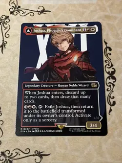 Joshua, Phoenix's Dominant - Final Fantasy MTG - Borderless Regular - Image 1