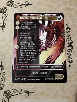 Joshua, Phoenix's Dominant - Final Fantasy MTG - Borderless Regular - Image 2