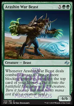 Arashin War Beast 4x FOIL FRF MTG Fate Reforged Uncommon MINT green - Image 1