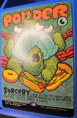 Magic The Gathering MTG - Ponder 0019 - Secret Lair Showdown Promo Poster - MiNT - Image 3