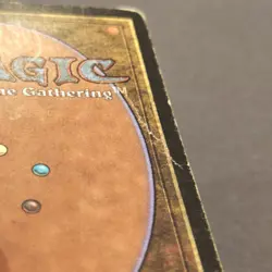 MTG Alpha "Black Knight" Magic The Gathering HP Damaged With Crease - Image 3