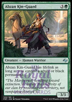 Abzan Kin-Guard 2x FOIL FRF MTG Fate Reforged Uncommon MINT green - Image 1