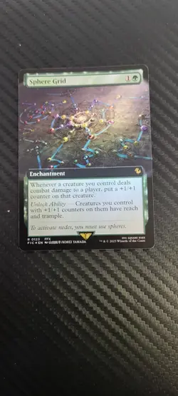 Final Fantasy CMR Sphere Grid Extended Art MTG #123 NM - Image 1