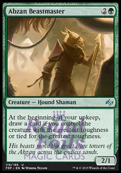 Abzan Beastmaster 2x FOIL FRF MTG Fate Reforged Uncommon MINT green - Image 1
