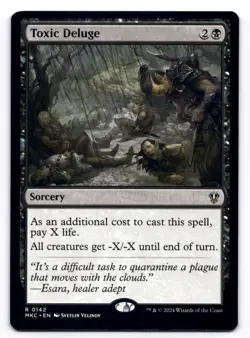 Toxic Deluge NM Commander: Murders at Karlov Manor 0142 MTG Regular - Image 1