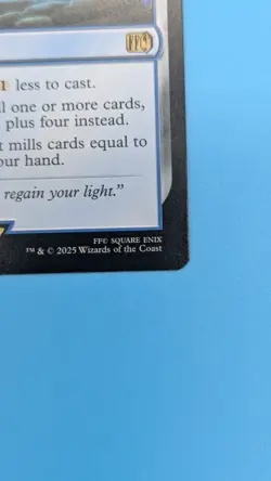 MTG The Water Crystal - Final Fantasy FFIII Legendary Artifact Rare NM - Image 5