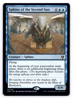 Sphinx of the Second Sun NM Commander: Murders at Karlov Manor 0118 MTG Regular - Image 1