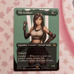 Tifa Lockhart 391 Borderless Final Fantasy Magic The Gathering MTG NM - Image 1