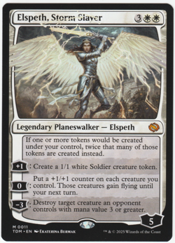 Elspeth, Storm Slayer [Tarkir: Dragonstorm] MTG - Image 1