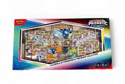 Pokemon TCG Prismatic Evolutions Lucario Ex + Tyranitar Ex Premium Collection - Image 1