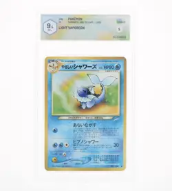 Pokemon-light Vaporeon-Darkness, And To Light-Graad 9.5 MT + Jap 2001 - Image 1