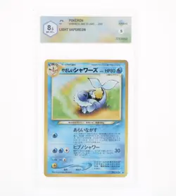 Pokemon-light Vaporeon-Darkness, And To Light-Graad 8.5 Nm-Mt + Jap 2001 - Image 1