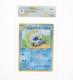 Pokemon-light Vaporeon-Darkness, And To Light-Graad 9 MT Jap 2001 - Image 1